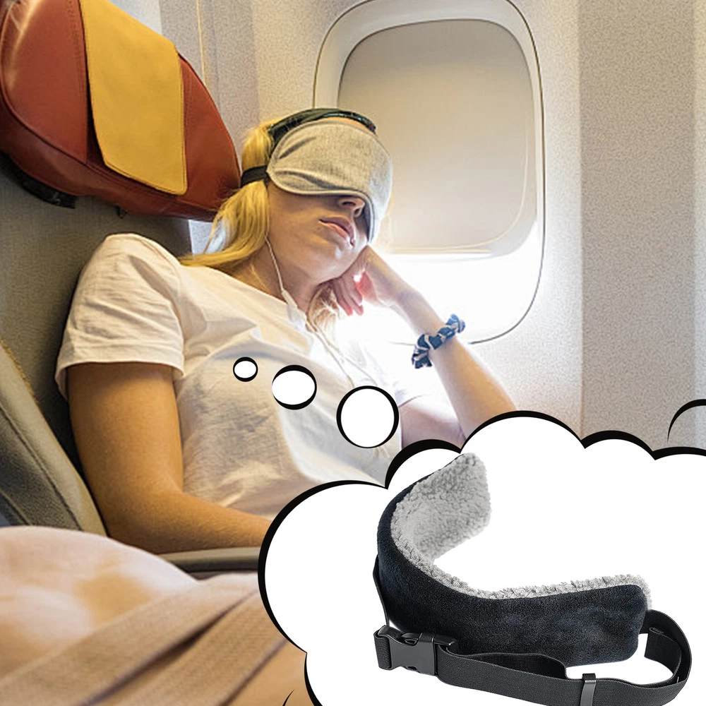 Travel Pillow Neck Support Head Rest Airplane Neck Heads Support Pillow Strap