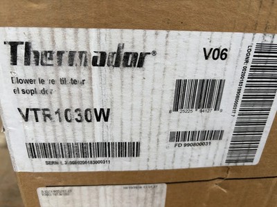 Thermador VTR1030W 1000 CFM Remote Blower
