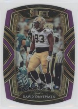 2020 Panini Select Club Level Purple Prizm Die-Cut David Onyemata #299 11cz
