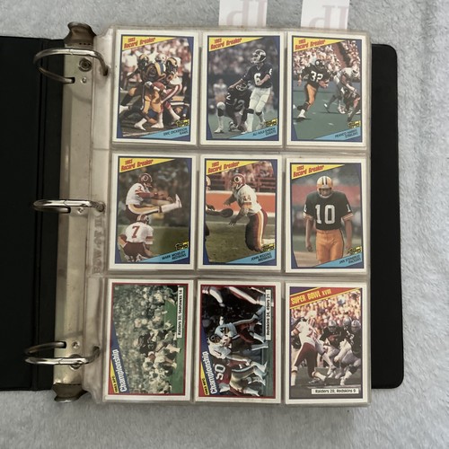 1984 Topps Football Complete Set In Sheets Binder Marino Elway Dickerson Rookie - Bild 2 von 13