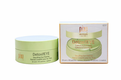 Pixi DetoxifEYE Eye Patches 60ct Depuffing Caffeine Cucumber NEW