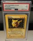1999 Pokemon Game Pikachu League Promo #1 PSA 7 NM