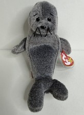 TY Beanie Baby - SLIPPERY the Seal 7 inch - MWMTs Stuffed Animal Toy