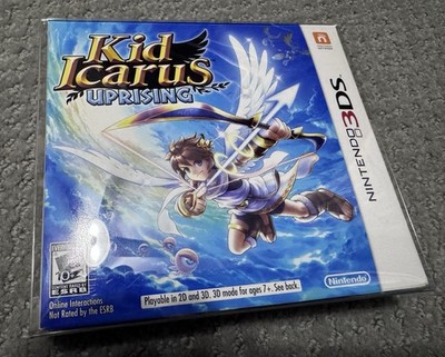NEW Kid Icarus: Uprising (Nintendo 3DS, 2012) SEALED BIG BOX w/ Card & Stand