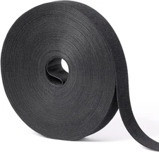 1 in x 60 ft Hook and Loop Roll | Double-Sided Strips, Self-Gripping Straps