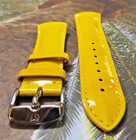 TECHNOMARINE-Original-17mm Nice Bright Yellow Leather Watch Band-FREE SHIPPING!! — photo 2