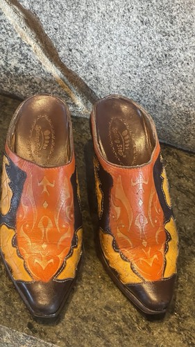 Spring Step Multicolor Leather Comfort Ankle Boot Size 38 - Picture 8 of 21