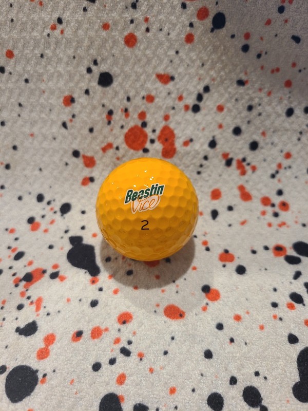 Vice Golf Pro “BEASTIN - ORANGE BURST” - New - 1 Ball (Limited 2021 Release)