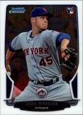2013 Bowman Draft & Prospects Chrome New York Mets Team Set 8 Cards Zach Wheeler