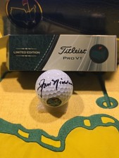Jack Nicklaus Signed Masters Logo Golf Ball Autographed Augusta Berckmans