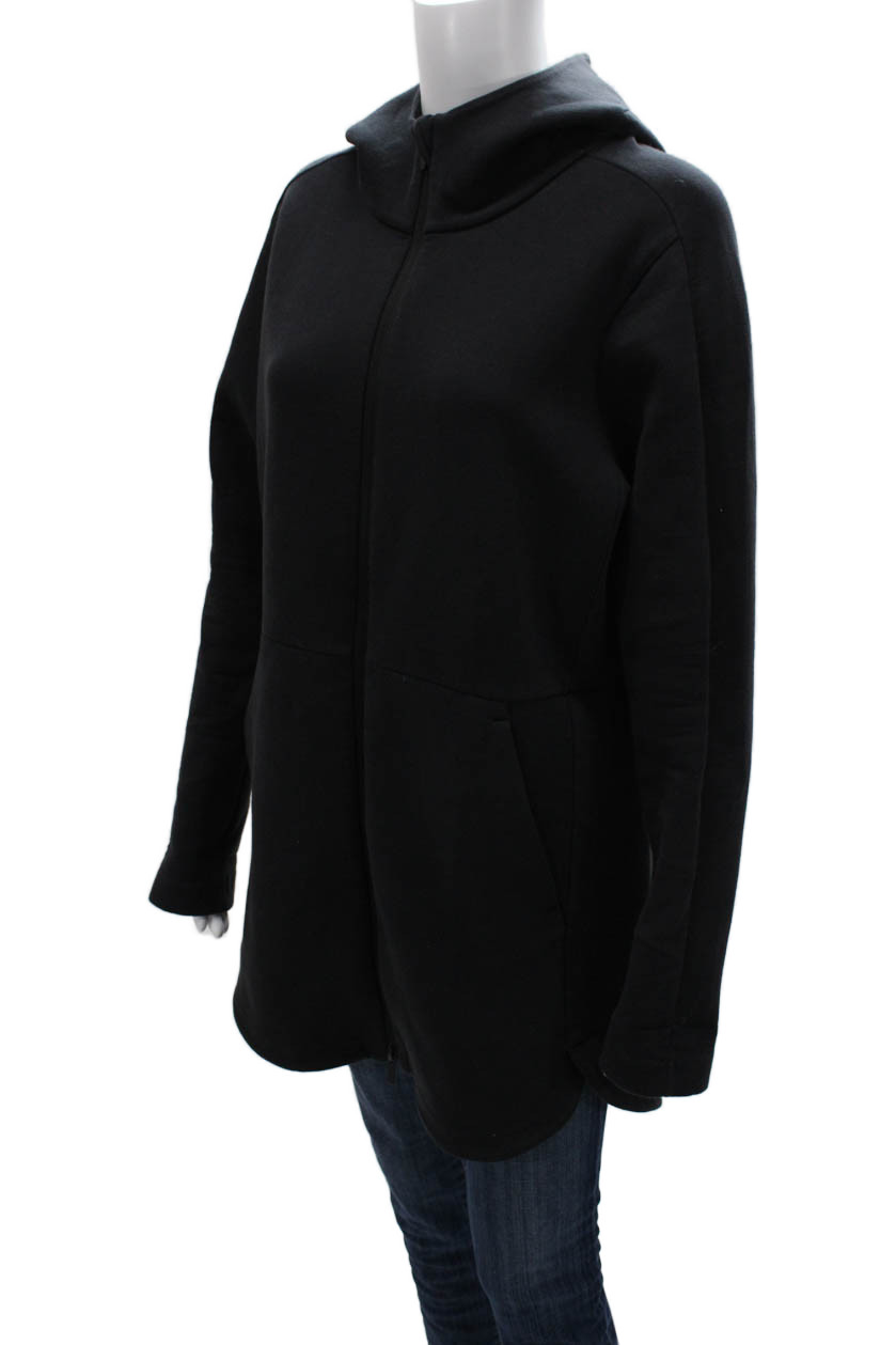 Lululemon Women Black Basic Jacket Zip Closure Lo… - image 3