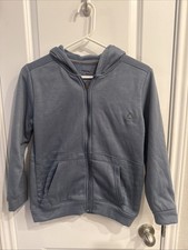 Rebook Boys Zip up hoodie Size M 10/12  Light Blue