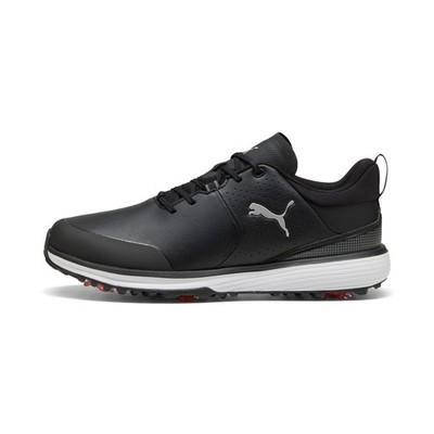 Puma Mens FUSION Grip ST Golf Shoes - Puma Black/Puma Silver - New 2026