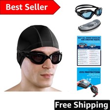 DX Wide View Polarized Swim Goggles for Adults - Anti-Fog UV Protection