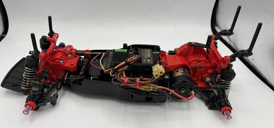 Per parti di ricambio telaio TAMIYA TA02 TA-02 con ESC e motore - Immagine 3 di 4