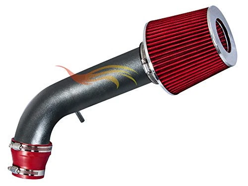 BCP RW RED 1993-1995 Rodeo Trooper Passport 3.2L SOHC V6 Air Intake Kit+Filter - Image 3 of 4