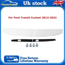NEW REAR TWIN BARN DOOR ROOF SPOILER LIP WHITE FOR FORD TRANSIT CUSTOM 2012-2020