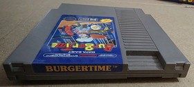 BurgerTime (Nintendo Entertainment System, NES, 1987) Cib Complete - Tested