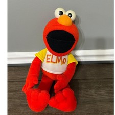 Sesame Street Elmo Plush Fisher-Price 2005 Red Stuffed Animal Toy Large