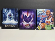 Blu-ray Steelbook Lot of 3 Family/Animated Films! (used, no digital codes)