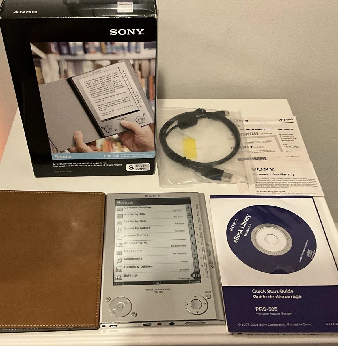 SONY Portable Reader System PRS-505 本体 Preços baixos em Sony Prs 505 | eBay