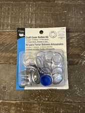 Dritz Craft Cover Button Kit 7/8" 14 count 114-36