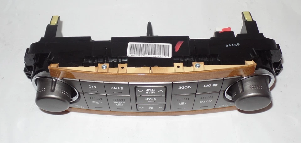 Interruptor de control de temperatura de aire acondicionado Toyota Highlander 2008-2010 OEM Foto 2 de 4