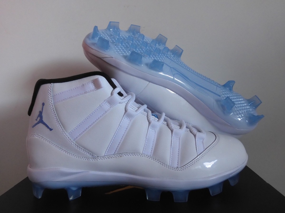 ジョーダン11 Nike Air Jordan 11 Retro MCS Baseball CleatS White-Leg Blue Sz 12