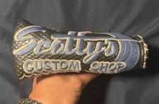 Scotty Cameron 2013 Ballistic Grey Industrial Blue Wave Blade Putter Headcover