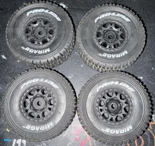 ProLine 1/16 Mirage TT F/R Tires MTD 12mm SL Impulse (4) Mojave Grom PRO1025310