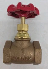 Lansdale 1" Brass Threaded Check Valve 200 W0G LV with Handle Plumbing Part
