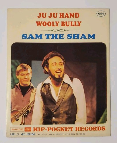 Sam The Sham Ju Ju Hand b/w Wooly Bully HIP POCKET HP3 4" 45rpm Vinyl Record NEW