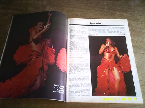 1976 REVUE L EXPRESS RAQUEL WELSH A PARIS - Imagen 4 de 4