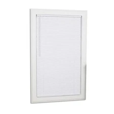 Project Source Room Darkening 1" Slat Cordless Vinyl Mini-Blinds (23"x72") White