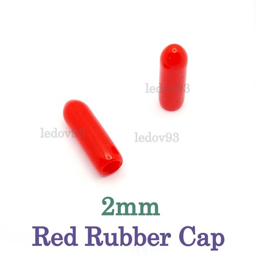 ENDKAPPE staubdicht SCHRAUBEN SCHRAUBEN ROHR ROT VINYL GUMMI KUNSTSTOFF GEWINDEABDECKUNG KAPPE - Bild 2 von 9