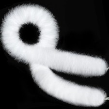 White Marabou Feather Boa - 45g 2 Yards Boas Feather for DIY Craft Clothes Ad...