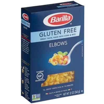 Barilla 12 oz. Gluten-Free Elbow Pasta (select quantity below)