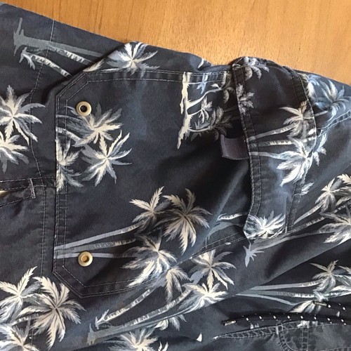 Herren XL blau Hawaii Badehose Boardshorts Netz gefüttert Paradise Collection - Bild 6 von 7