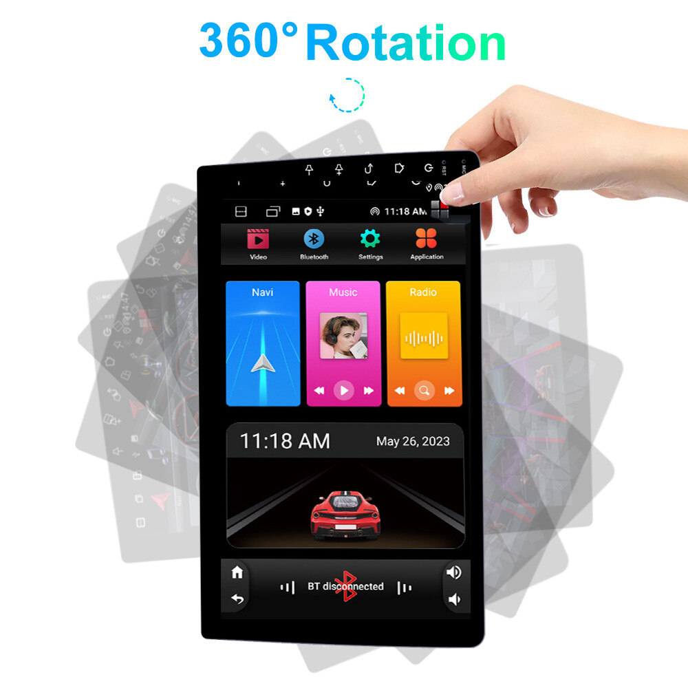 32G 10.1'' Andriod 13 Car Radio Stereo Apple Carplay