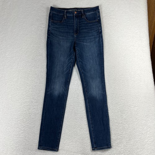 Jeans jegging donna American Eagle Dream elasticizzati 10 (30x30) lunghi super alti