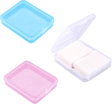 Portable Travel Cotton Pad Holder Cotton Swab Ball Holder Dispenser Cosmetic Spo