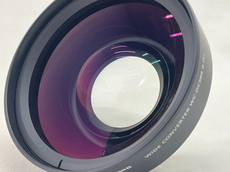 [Como Nuevo] Lentes Convertidoras Canon WC-DC58B DC58C con Adaptador de Conversión LA-DC58H #743B Foto 3 de 4