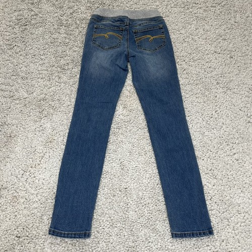 Girl’s Pull-On Jeans/Legging, Size 11/12 Slim Waist-24in - Picture 6 of 7
