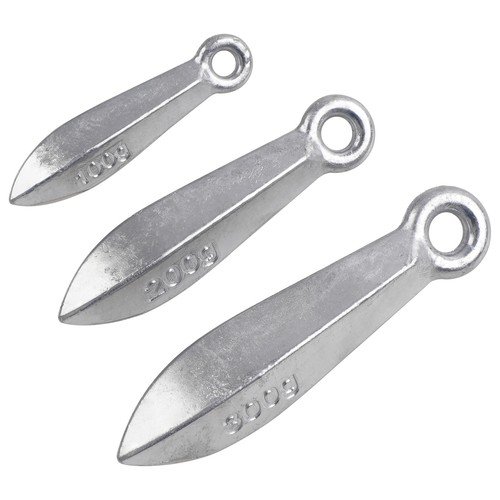 Bank Sinker Fishing Weights Saltwater Surf Fishing Gear Streamlined Lead Sinker  - Picture 1 of 21