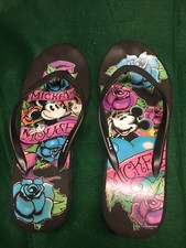Disney Mickey Mouse Sandals/ Flip Flops Womens Medium