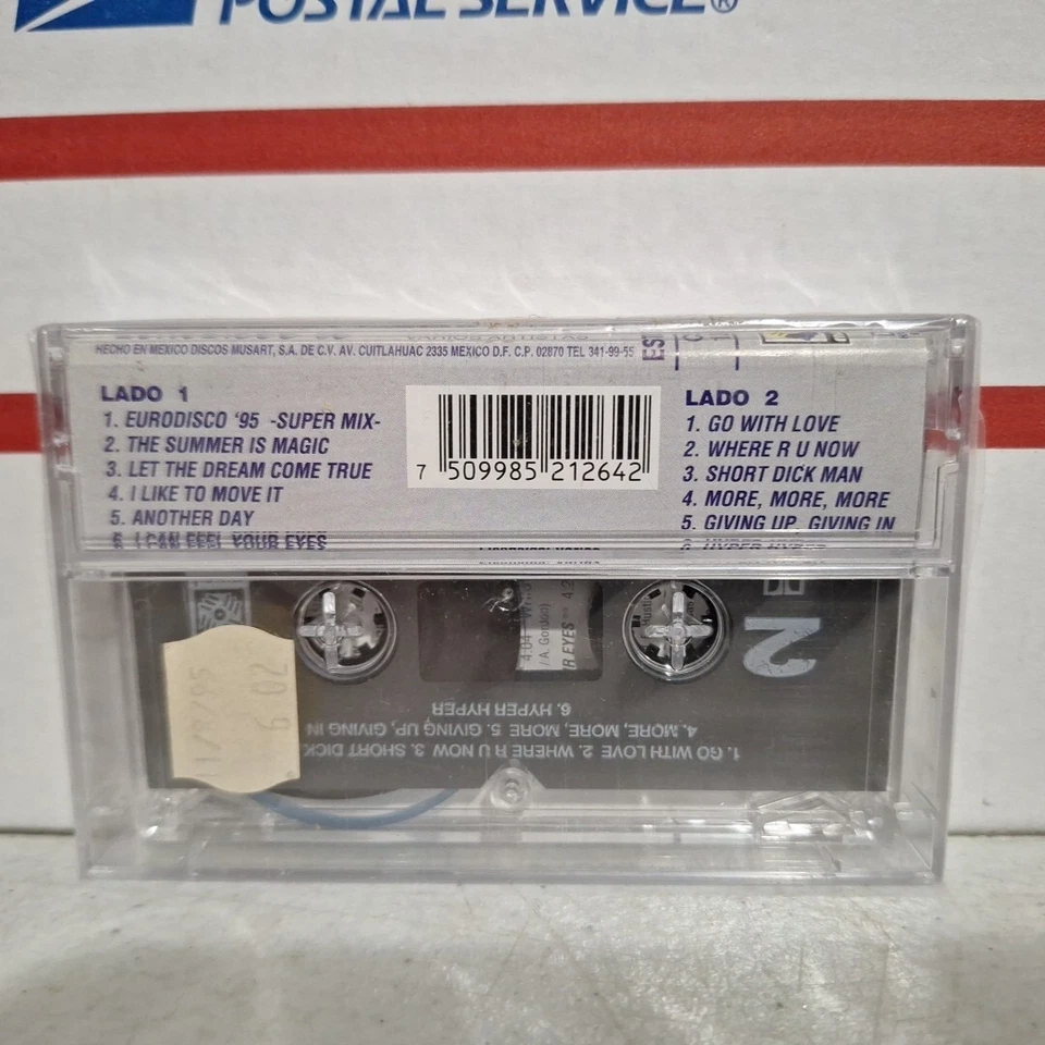 Eurodisco '95 Cassette Tape 1995 Electronic Hardcore Euro House New Sealed - Image 2 of 3
