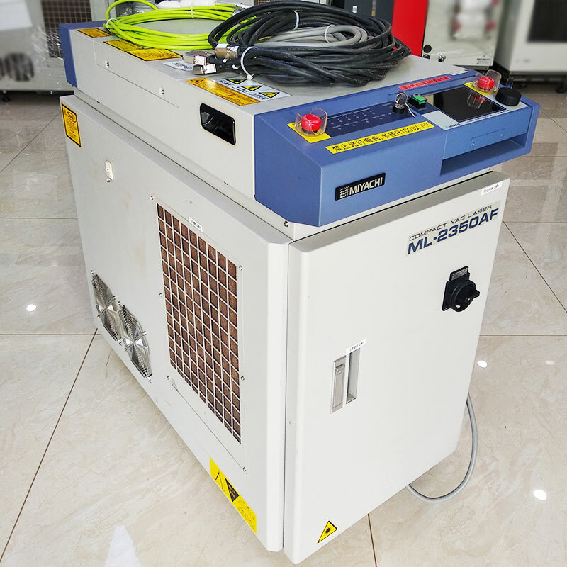 Used AMADA MIYACHI YAG Air Cooled Laser Welding Machine ML Used AMADA MIYACHI YAG Air Cooled Laser Welding Machine ML