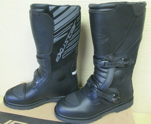 EXUSTAR ADVENTURE MOTOCROSS BLACK BOOTS 