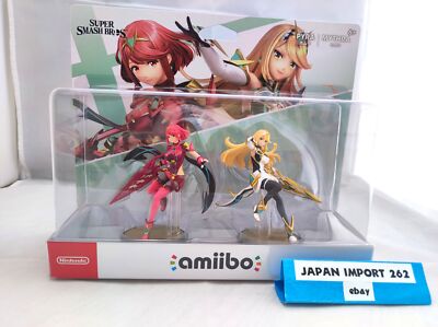 Nintendo Switch amiibo Double Set Pyra Mythra Super Smash Bros. Homura Hikari 