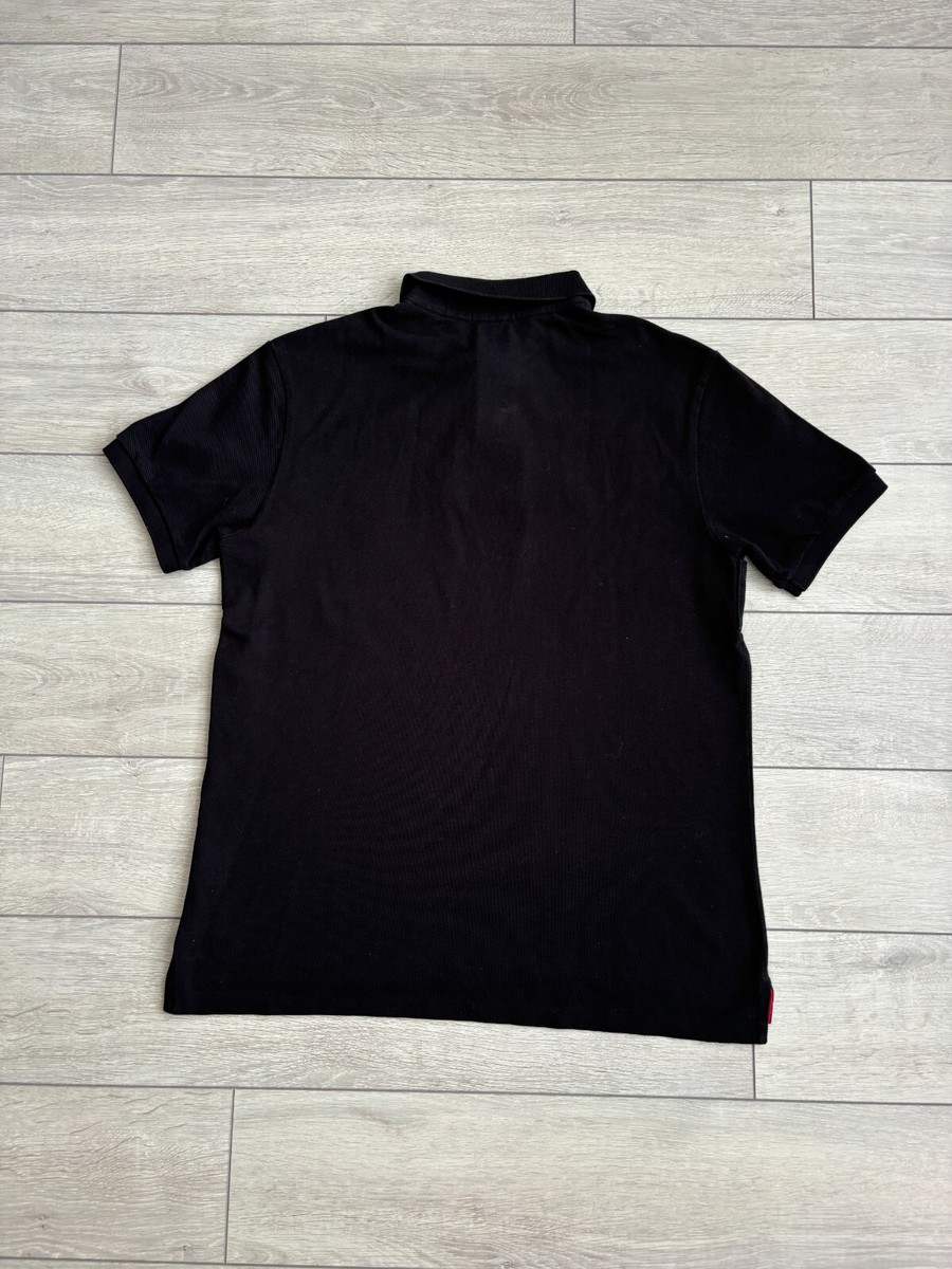 Ralph Lauren bigpony black poloshirt 美品 Polo Ralph Lauren Marine Supply Big Pony Polo Shirt Black Men's